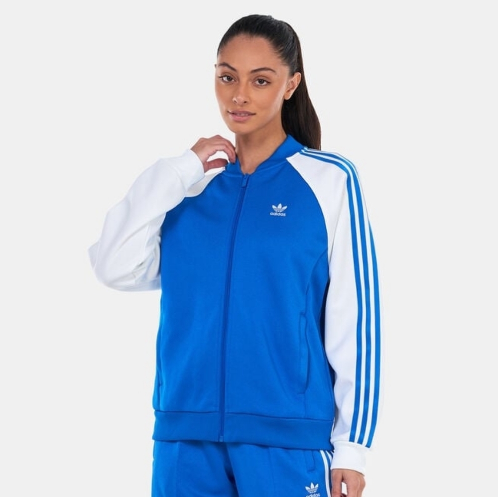 Adidas Originals Women's Adicolor Classics SST Track Jacket Oversized Size S NWT
